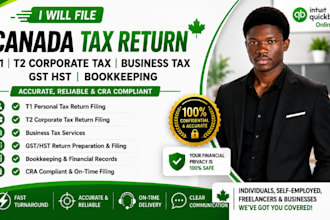 file canada tax return, t1 t2 corporate tax, business tax, gst hst, bookkeeping