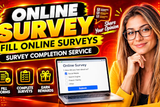 conduct online survey on google forms, get 1000 respondents to fill survey form