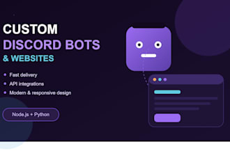 discord bots with a dash board  and webs