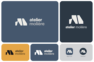 design a modern architecture construction logo