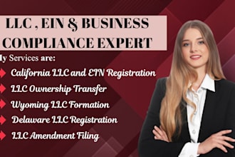 register US llc, ein closure, llc dissolution and llc ownership transfer
