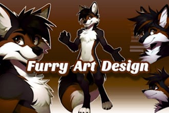 draw furry art and create a unique fursona or furry oc