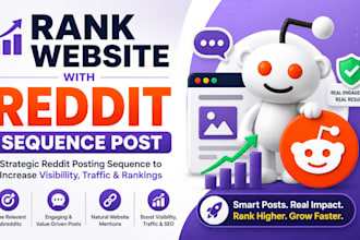 rank website with reddit sequence post
