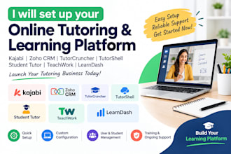 kajabi setup zoho crm tutorcruncher tutorshell student tutor teachwork learndash