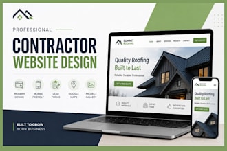 design, roofing, sliding, gutter, window contractor website google