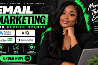 do peptide email marketing, peptide email automation supplement email campaigns