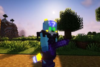 create minecraft 3d models and animations for figura and ysm