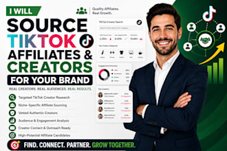 source tiktok affiliates and creators for your brand