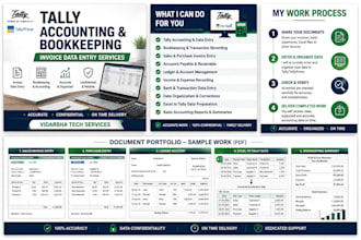 do tally accounting, bookkeeping and invoice data entry