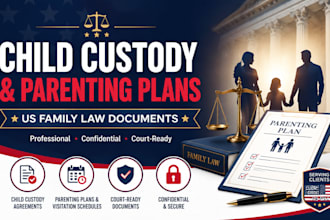 child custody agreements parenting plans and family law documents