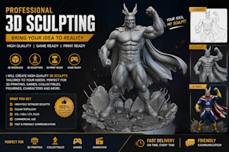 sculpt 3d warhammer 40k miniatures, space marines, dnd stl model for 3d printing