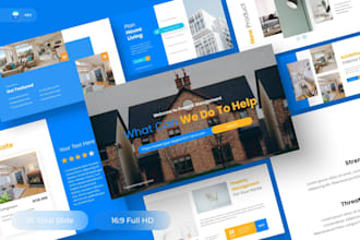 design property development pitch deck property presentation real estate sales