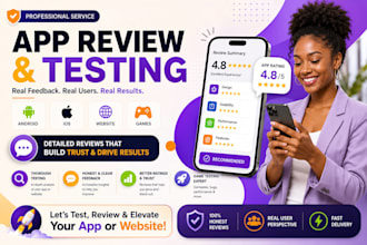 app review and test android ios app website review app ratings game testing