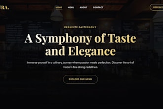 build a custom responsive personal or business website