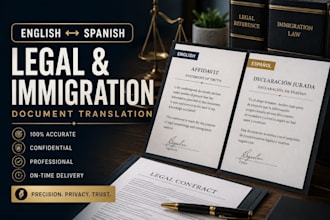 translate english spanish immigration and legal documents