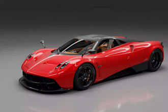 3d luxury pagani hyper car,automotive design,rc car model,v12 engine,bodykit,stl