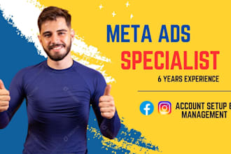be your meta ads specialist for instagram and facebook ads