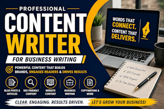 be your professional content writer for business writing