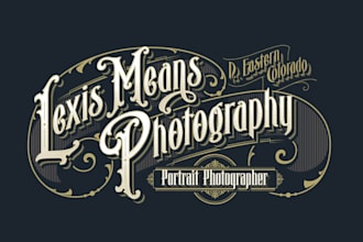 design a professional and creative photography logo