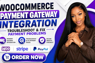 integrate woocommerce payment gateway, troubleshoot and fix payment problems