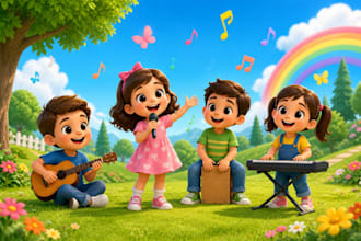 create kids song, baby lullaby, toddler song, nursery rhymes, dinosaur song kids