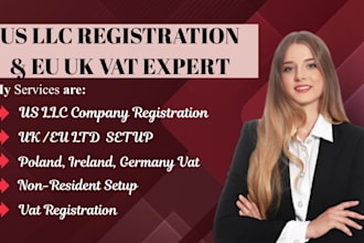 register company and vat in eu UK germany poland ireland for non residents