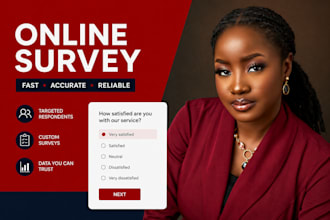 conduct online survey respondents to fill online survey questionnaire