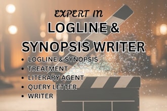 logline, synopsis writer, treatment, query letter, literary agent, film pitch