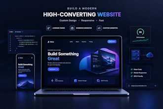 build a custom responsive website with clean code and deployment