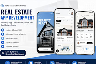 develop real estate marketplace app, real estate app, property management app