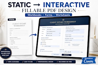 turn your canva workbook into a professional fillable PDF