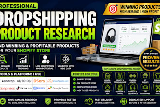 do amazon ebay dropshipping etsy and shopify dropshipping product research