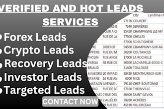 generate verified forex leads, forex recovery lead, targeted forex investor lead