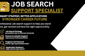 help you find jobs with professional job search support