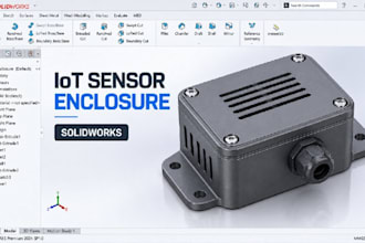 design custom iot sensor enclosures for 3d printing in solidworks