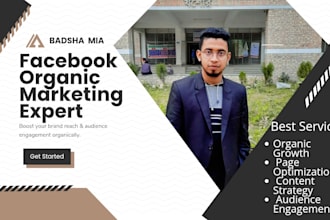 do organic facebook marketing and promotion for business growth