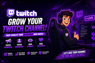 help grow your twitch channel with real viewers, followers and engagement