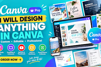 design anything you need in canva pro