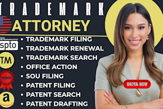 do patent drafting, refinement, review, filing and office action