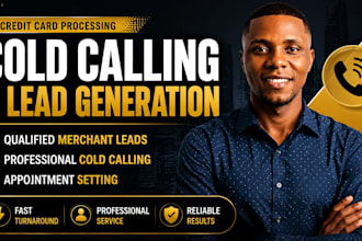 cold call and generate credit card processing leads