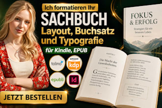formatieren ihr sachbuch layout, buchsatz und typografie fur kindle, epub