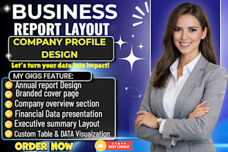 design annual reports and business brochures  engaging annual report