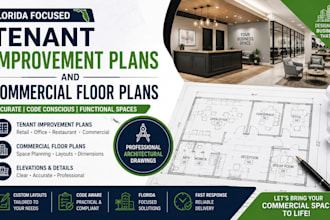 design florida tenant improvement plans and commercial floor plans