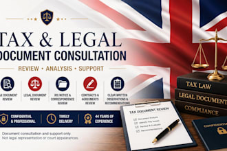 provide expert US tax consultation, tax document review planning law support