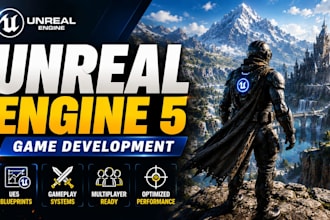 do unreal engine game development, develop unreal engine game, ue5 blueprints