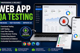 perform QA and user acceptance testing for your web app