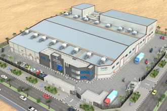 design industrial layouts, warehouse plans and factory site plans