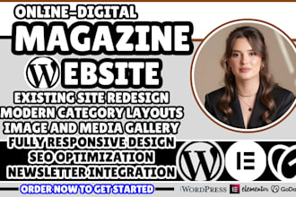 digital magazine design, online magazine website, magazine website design