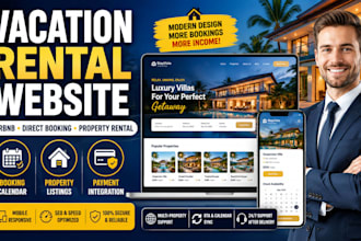 build a vacation rental, vacation website, airbnb website, rental website
