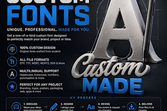 make custom fonts for you